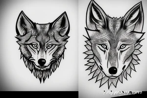 Forrest guard with wofl tattoo idea