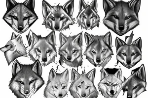 Forrest guard with wofl tattoo idea