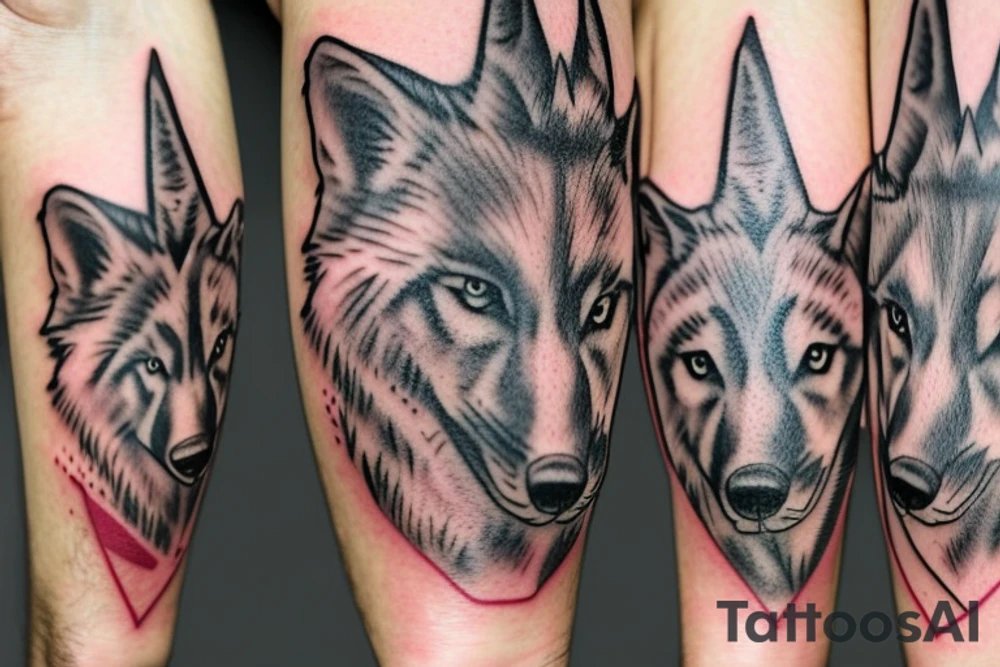 Forrest guard with wofl tattoo idea