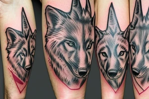 Forrest guard with wofl tattoo idea