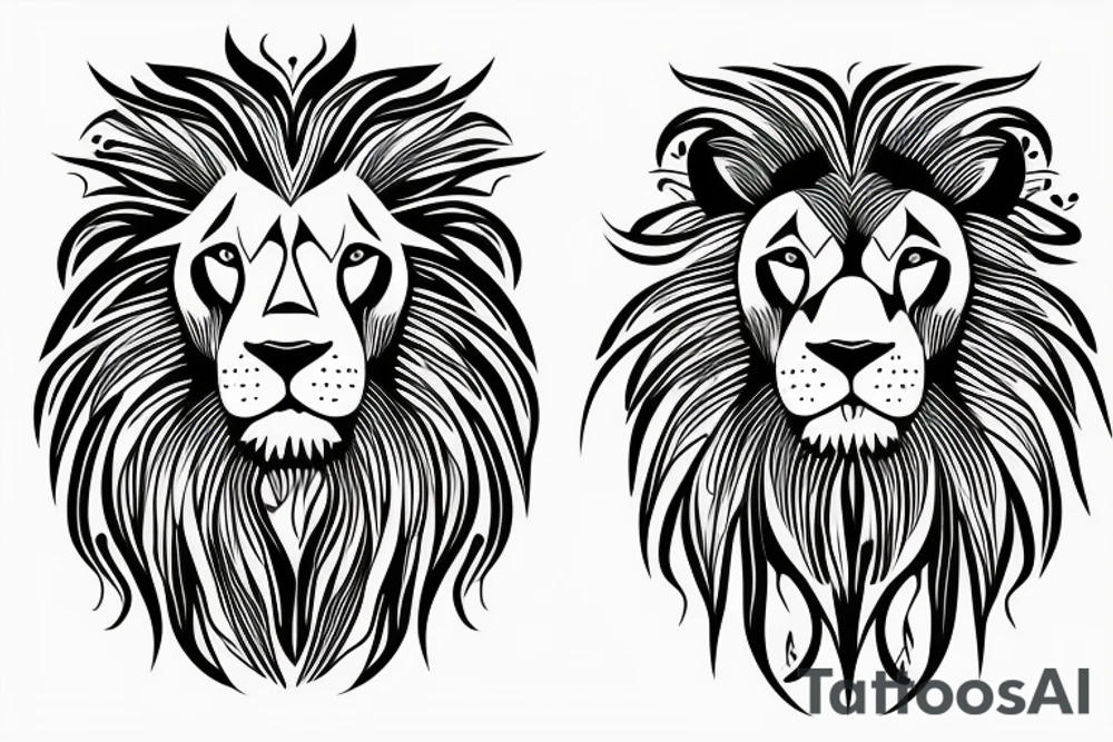 lion tattoo idea