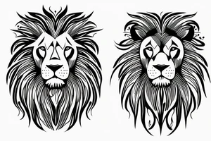 lion tattoo idea