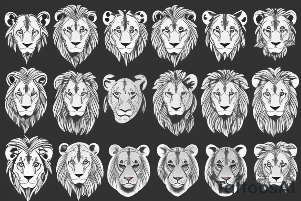 lion tattoo idea