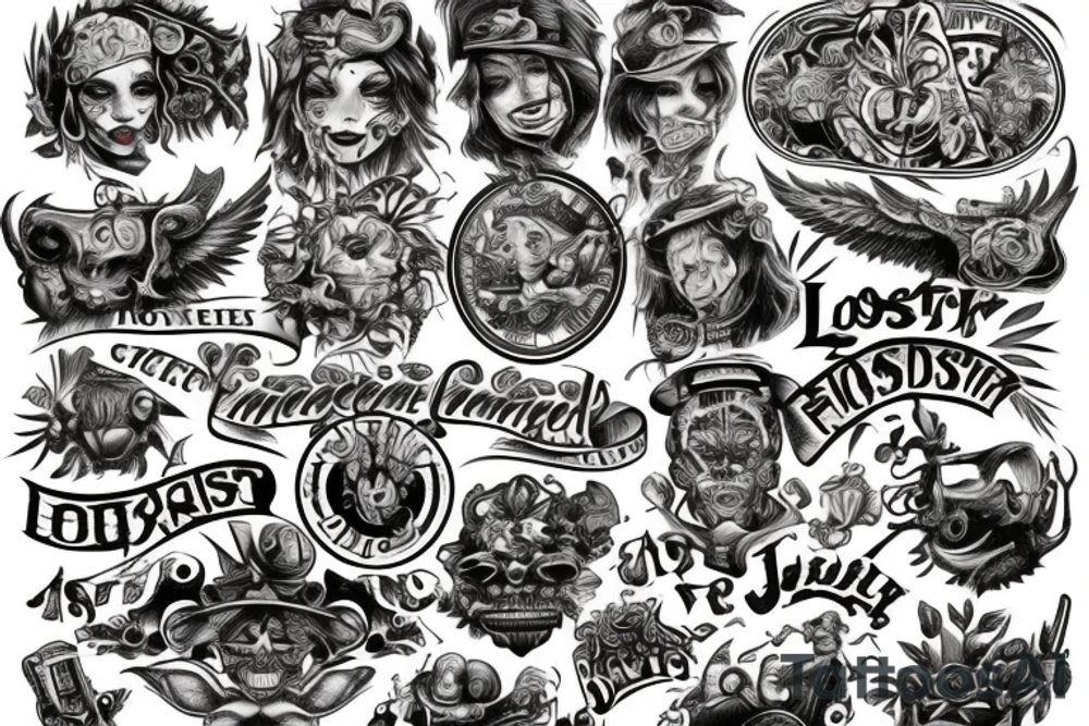 The Lost Ones MC tattoo idea
