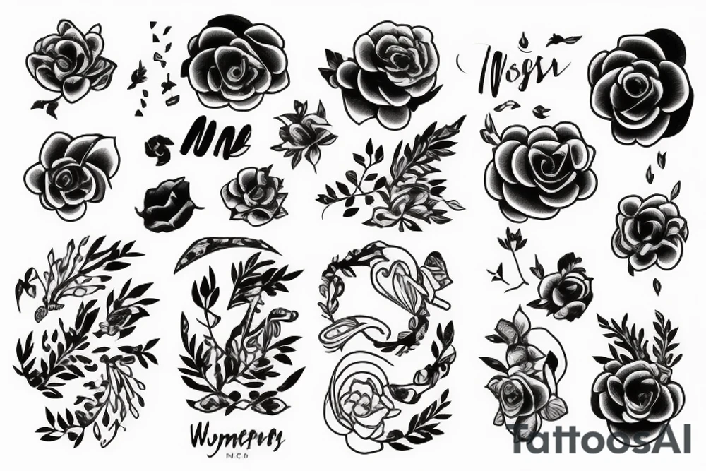 mystery, simple, aesthetics, for woman tattoo idea