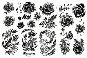 mystery, simple, aesthetics, for woman tattoo idea