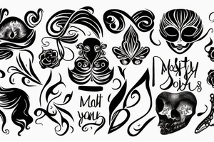 mystery, simple, aesthetics, for woman tattoo idea