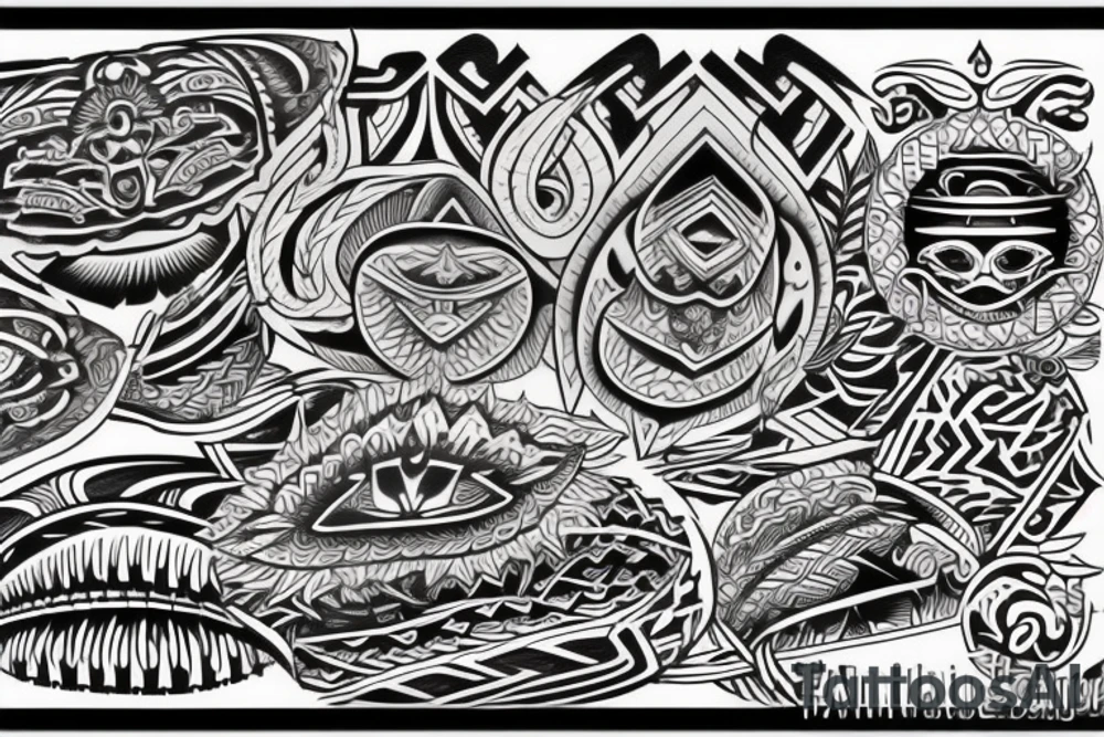polynesian tattoo tattoo idea
