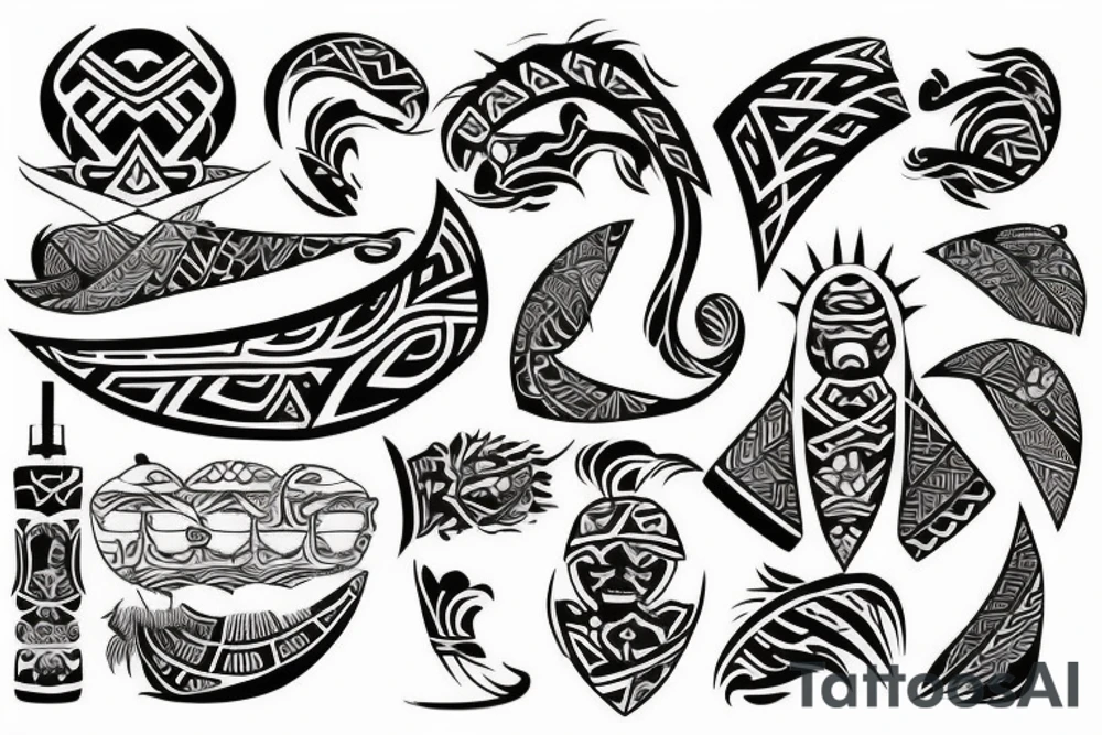 polynesian tattoo tattoo idea