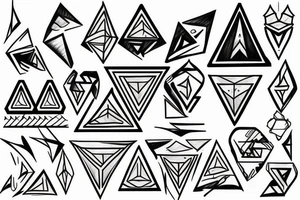 Triangle tattoo idea