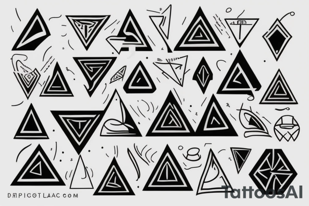 Triangle tattoo idea