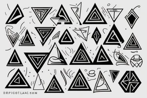 Triangle tattoo idea