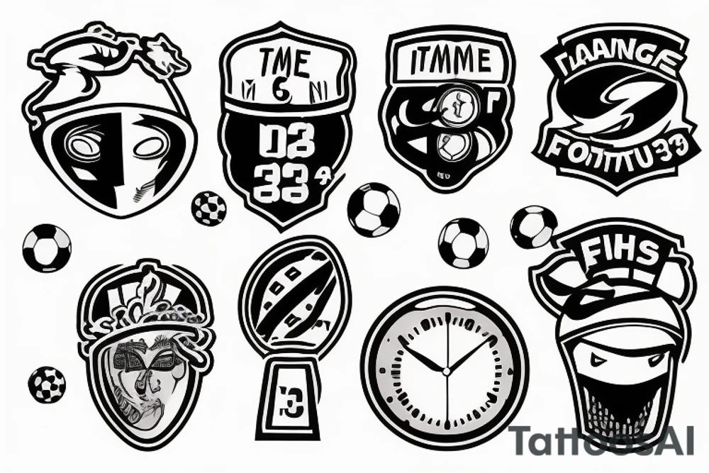 Time of football match 93:20 tattoo idea