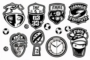 Time of football match 93:20 tattoo idea