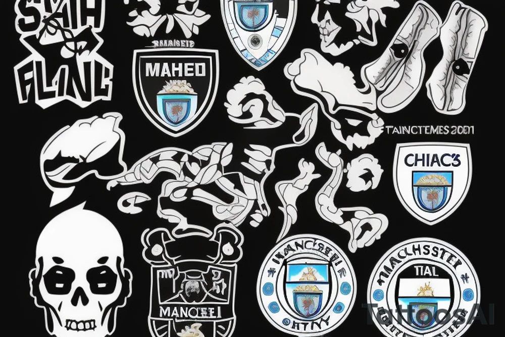 Time of football match 93:20, manchester city tattoo idea