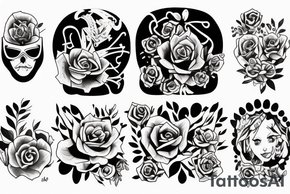 father and daughter tattoo idea