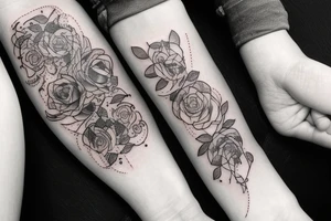 father and daughter tattoo idea