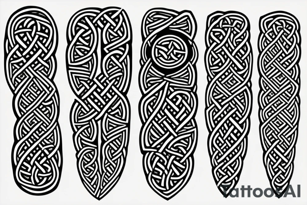 celtic Saol word simple tattoo idea