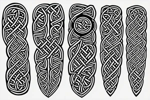 celtic Saol word simple tattoo idea