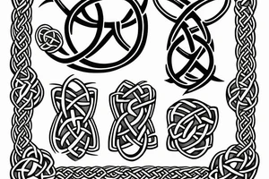 celtic Saol word simple tattoo idea