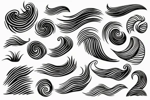 Waves tattoo idea