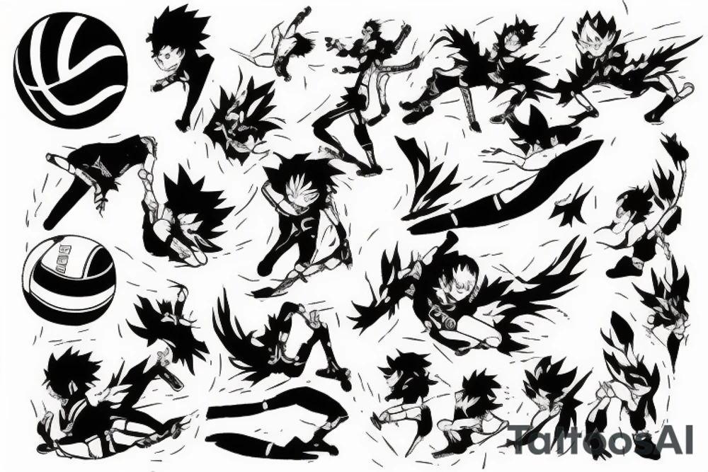 Haikyuu from the concrete tattoo idea