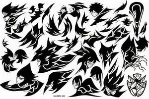 Haikyuu from the concrete tattoo idea