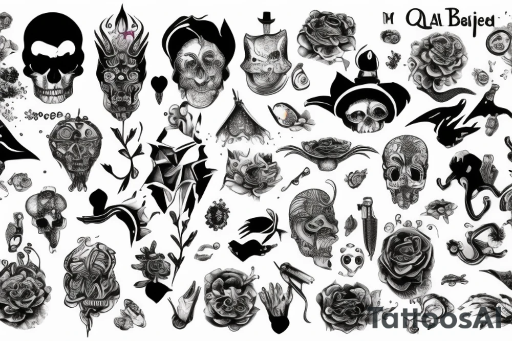 Good and bad being equal tattoo idea