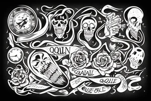 Good and bad being equal tattoo idea