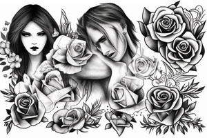 i miss her, loss, depressed, love tattoo idea