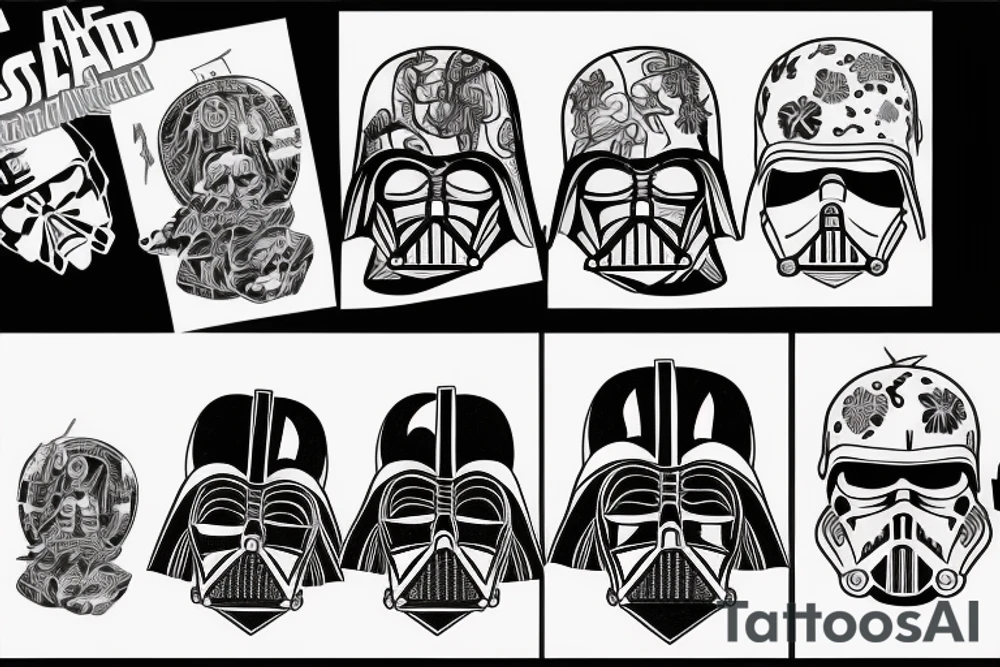 Darth vader on endor tattoo idea