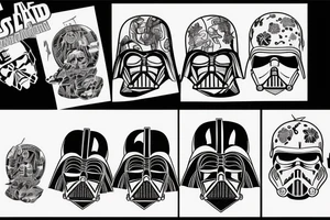 Darth vader on endor tattoo idea