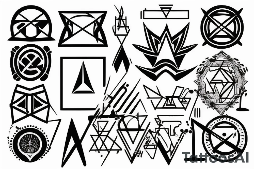 Delta symbol tattoo idea