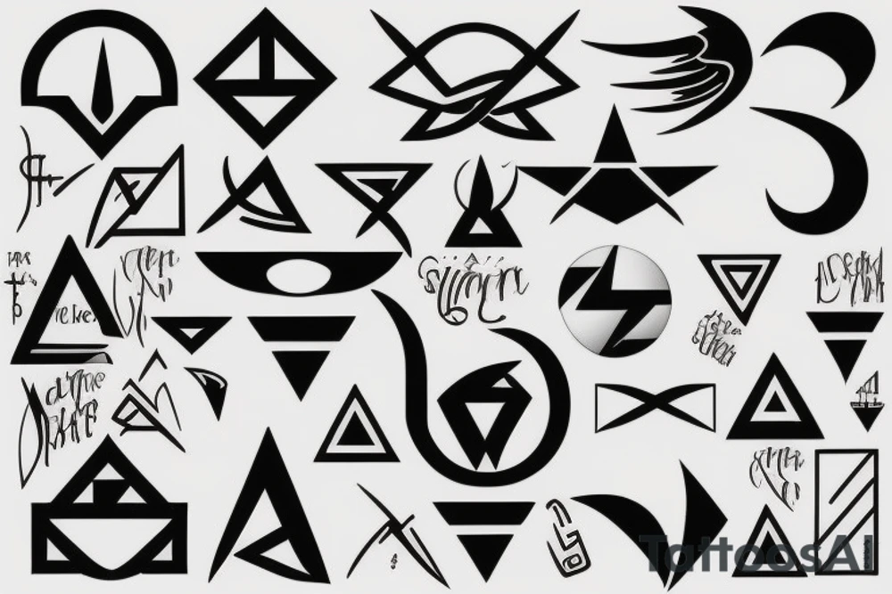 Delta symbol tattoo idea