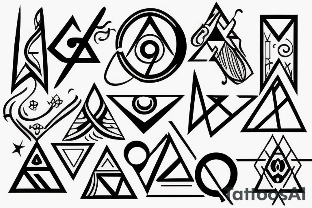 Delta symbol tattoo idea