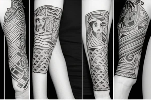 Family with two boys tattoo idea
