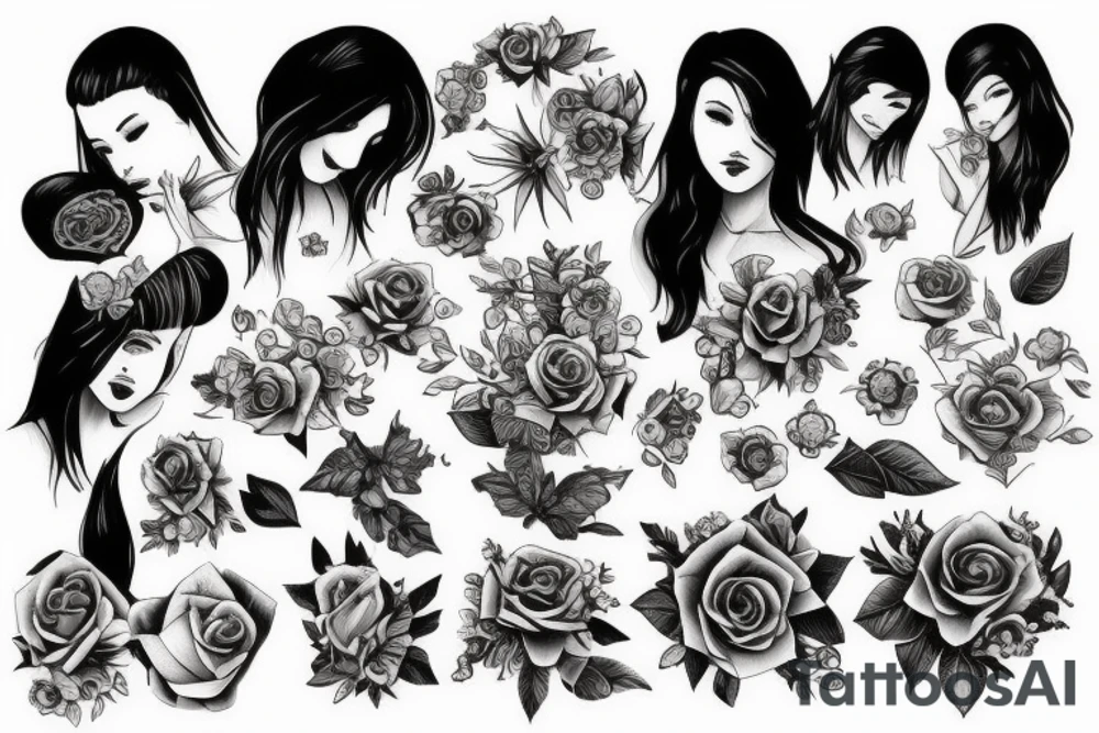 i miss her, sad, depressed, loss tattoo idea