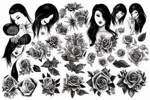 i miss her, sad, depressed, loss tattoo idea