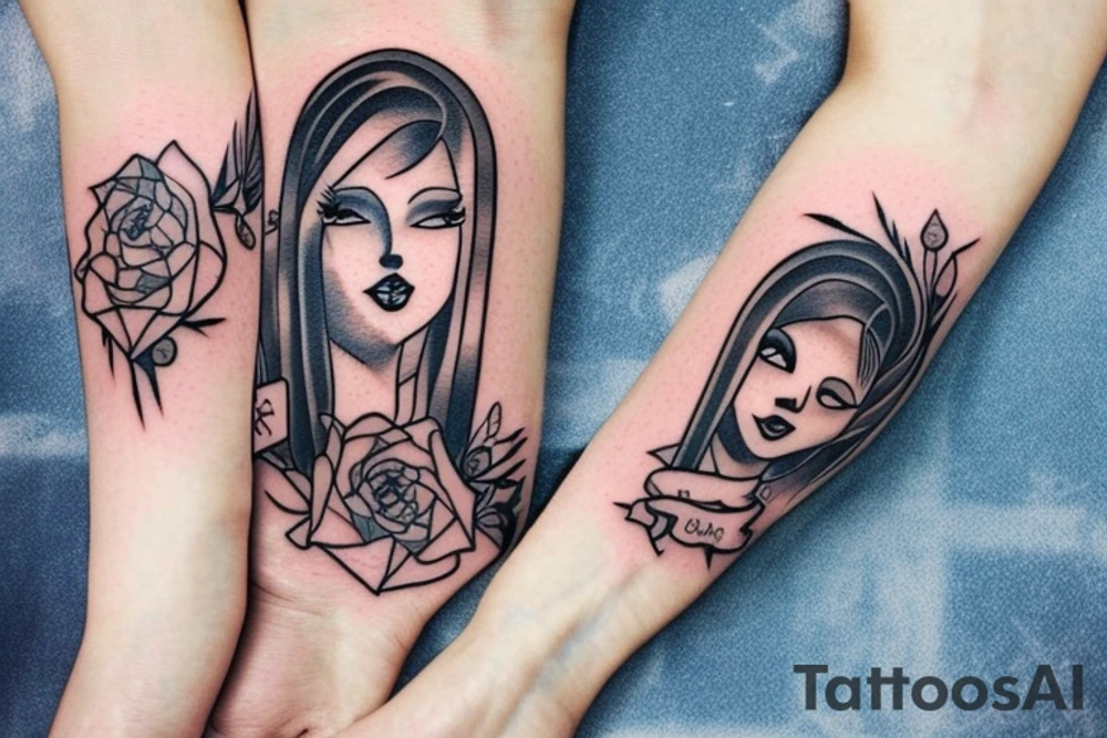 i miss her, sad, depressed, loss tattoo idea