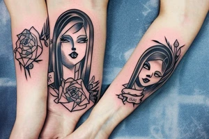 i miss her, sad, depressed, loss tattoo idea