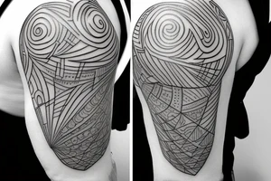 Small tatto on the triceps showing a mindfulness and love to the family. tattoo idea