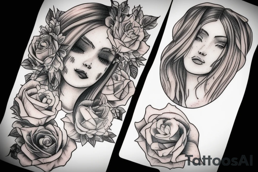 i miss her, sad, depressed, loss tattoo idea