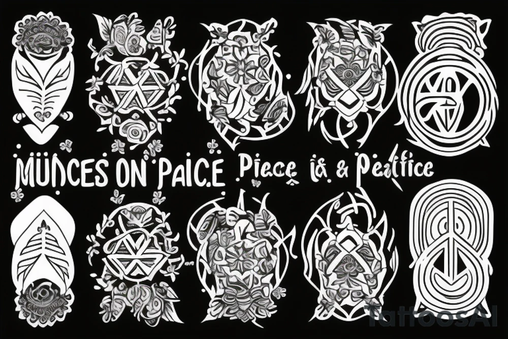 mindfulness and peace. tattoo idea