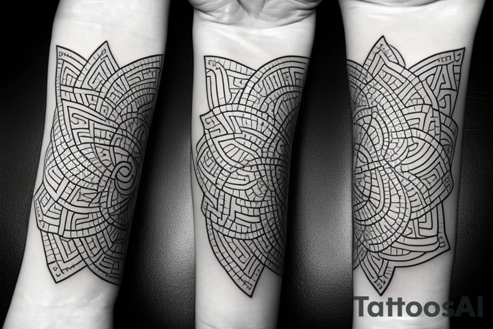 mindfulness and harmony tattoo idea