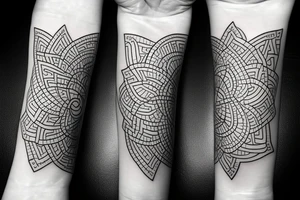 mindfulness and harmony tattoo idea