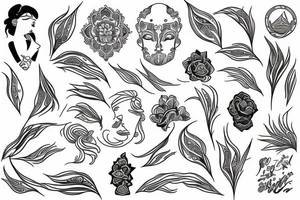 mindfulness and harmony tattoo idea