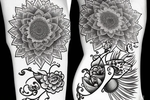 mindfulness and harmony tattoo idea