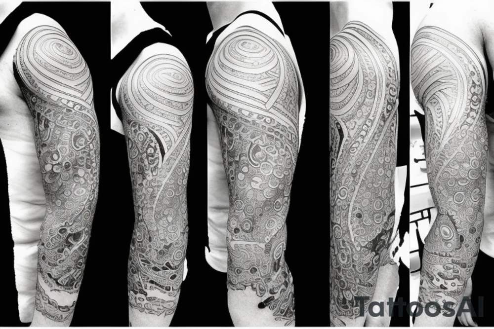 mindfulness and harmony for a triceps tattoo idea