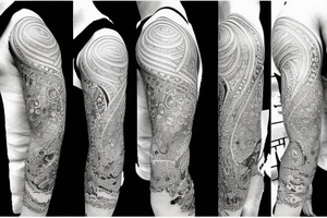mindfulness and harmony for a triceps tattoo idea