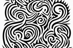 minimalistic symbol of mindfulness and harmony in life. tattoo idea